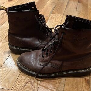 Dr. Martens Brown Leather Ankle Boots